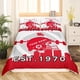 thumbnail image 3 of Juego de ropa de cama de fútbol americano para gemelos, funda nórdica de fútbol americano para adolescentes., 3 of 7