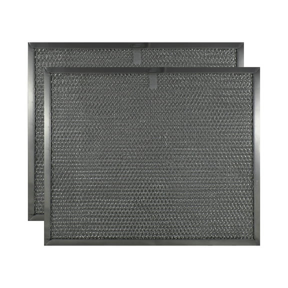 Air Filter Factory 11-7/8 x 14-11/32 x 3/8 Range Hood Aluminum Grease Filters 2-Pack