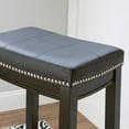 thumbnail image 4 of Linon Claridge 2 Pk Black Bar Stool, 4 of 16