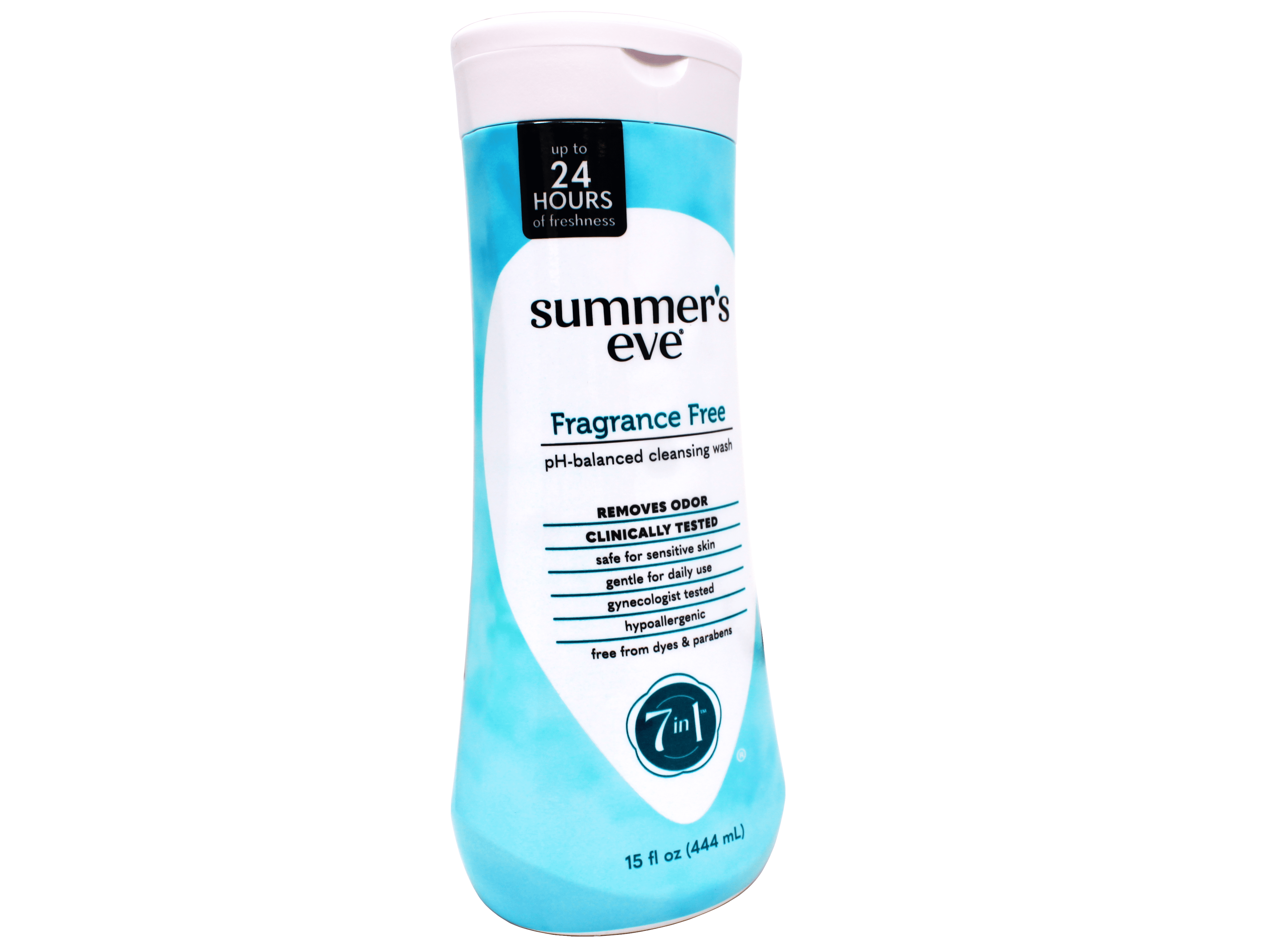 Summer's Eve Fragrance Free Feminine Cleansing Wash - 15 fl oz,  Pack of 4