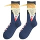thumbnail image 3 of Calcetines Con Pelo Falso 3D para Hombres Y Mujeres (oscuro) Azul Amarillo, 3 of 4