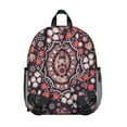 thumbnail image 2 of Mandala Inspired Paisley Students Backpack - Artistic Exotic Boho Vintage Retro Ethnic Floral Pattern, Comfortable Adjustable Straps for Developing Students, 2 of 6
