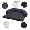 thumbnail image 5 of CHONGFA Large Removable Plush Dog Bed with Non-Slip Bottom, Solid Gray, 5 of 6