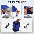 thumbnail image 5 of Uxcell Compression Sack, Ultralight Sleeping Bag Stuff Water-Resistant Durable Storage Sacks for Space Saving Gear 52L & Fluorescent Green -Fit for (Camping/Hiking/Backpacking Trip/), 5 of 7