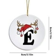 thumbnail image 3 of Adornos navideños, adornos navideños, regalos navideños, adorno con nombre y letra, adorno con inicial familiar, adorno personalizado, adorno navideño con nombre familiar, etiqueta acrílica para regal, 3 of 9