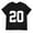 Black, variant on Mens Team Uniform Jersey Number 20 Birthday Varsity Sports Team T-Shirt Black