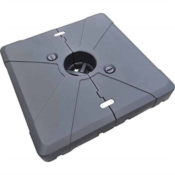 Purple Leaf Offset Patio Umbrella Base Sand Water Filled Square 34 X 34 Walmart Com Walmart Com