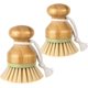 thumbnail image 1 of Cepillo de bambú para platos, cepillo de madera, cepillo de bambú, cepillo para platos, cepillo de palma, fregador de platos adecuado para lavar platos (verde), 1 of 5