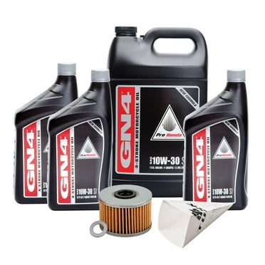 Tusk 4-Stroke Oil Change Kit Engine and DCT Oil Change For Pro-Honda GN4 10W-30 For Honda Pioneer 1000-5 2016-2025