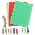 thumbnail image 1 of KAKOWELY Assorted Color Photo Frames for Wall Display with Excellent Craft and Delicate Design 1 Set,6.1"X4.53"X0.04", 1 of 5