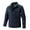 Dark Blue, variant on IYTR Mens Winter Jacket Long Sleeve Jacket Button-up Turndown Collar Leisure Outdoor Sport Jackets with Pocket Solid Color Black M