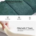 thumbnail image 6 of Boucle End of Bed Bench Upholstered Modern Bedroom Bench Channel Tufted Window Bench Comfy Long Ottoman for Living Room/Hallway/Indoor, 6 of 7