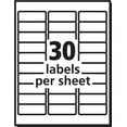 thumbnail image 3 of PRES-a-ply Laser Address Labels 1 x 2 5/8 White 3000/Box 30600, 3 of 5