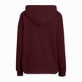 thumbnail image 5 of Towmus Casual Long Sleeve Button V Neck Pullover Sweatshirts for Women Fashion Fall Sweatshirt Solid Color Shirts, 5 of 5