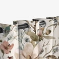 thumbnail image 6 of Tchckioa Vintage Flowers Blackout Curtain for Bedroom,Privacy Protection Window Drapes,52x84,2 Panels, 6 of 6