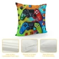 thumbnail image 4 of Urban Game Controllers Street Style Design by Daphne Polselli Throw Pillow,  Multi-Color, 4 of 5