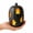 A, without light, variant on Terracotta-Effect Bat Cutout Pumpkin, Vintage Jack-O'-Lantern Autumn Farmhouse Centerpiece Ornament, Fall & Halloween Resin Tabletop Decor for Indoor Front Porch Mantel