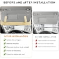 thumbnail image 4 of 2 PCS Sun Visor Extender for Car, Anti-Glare Sunvisor Extension Shade Attachment for Safe Driving, Clip-On Sun Blocker Sunshade Extender Protect Driver Passenger from UV Rays (Beige), 4 of 6