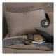 thumbnail image 3 of Edredón Ligero Real Textil + 2 Fundas de Almohada, Juego de Colcha King Size, Color Gris Oscuro/Cafe, 3 of 7