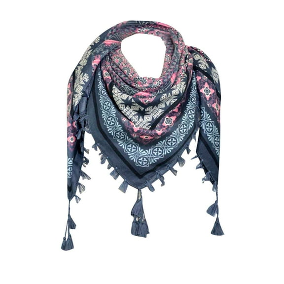 CHEGUTA Neck Scarf for Women Winter Scarf,Women's Bohemian Ethnic Style Tie Tassel Large Scarves