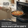 thumbnail image 2 of Granitestone 14 Inch Large Frying Pan with Lid, Ceramic Non Stick Frying Pans Skillet, Non Toxic Frying Pans Nonstick for Sauté & Cooking, Oven & Dishwasher Safe, 2 of 10