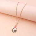 thumbnail image 1 of Collares de Navidad esmaltados para hombres y mujeres, juego de joyas de moda, árbol de Navidad, campana, Papá Noel, copo de nieve, colgantes, regalos, 3 piezas, 4 piezas, 1 of 4
