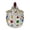 Clear, variant on Glass Candy Jar with Lid, 11cm Colorful Dot Candy Dish for Dessert, Cookie, Jewelry, Wedding Party Decor, Kitchen & Tabletop Storage (4.33x3.15in)