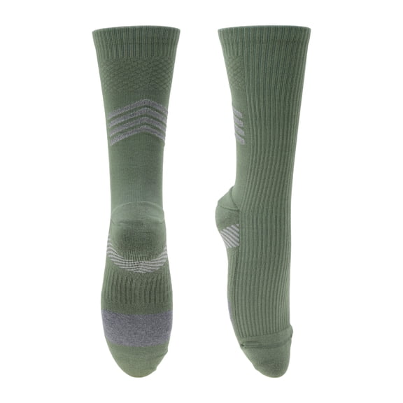 Unique Bargains Cycling Socks Quick-Drying Anti-Slip Deodorizing Anti-friction Outdoor Bike Socks Green Size L Men 1 Pair Color Matching Reflective Irregular Pattern