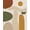 Beige, Pattern 10, variant on ODIKA 8'x10' Washable Area Rug Earthy Tones Geometric Abstract Artwork Modern Minimalist Shapes and Lines for Dining Room, Large Office, Lounge, Non-Slip Chair-Friendly Mat