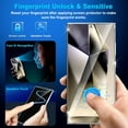 Samsung Galaxy S24 Ultra 5G Screen Protector Pack, 9H Tempered Glass, Ultrasonic Fingerprint
