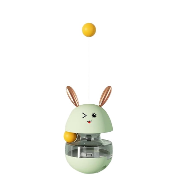 Accesorios para gatos Juguete interactivo para mascotas Tumbler Desmontable Provocador Dispensador de comida ajustable Aburrimiento Juguete de rotación automática Juguete interactivo para gatos