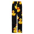 thumbnail image 4 of Bunch of Rubber Ducks Pajama Pants Loose Pajamas Female Breathable Home Trousers Leisure Sleeping Pants Large Size, 4 of 6