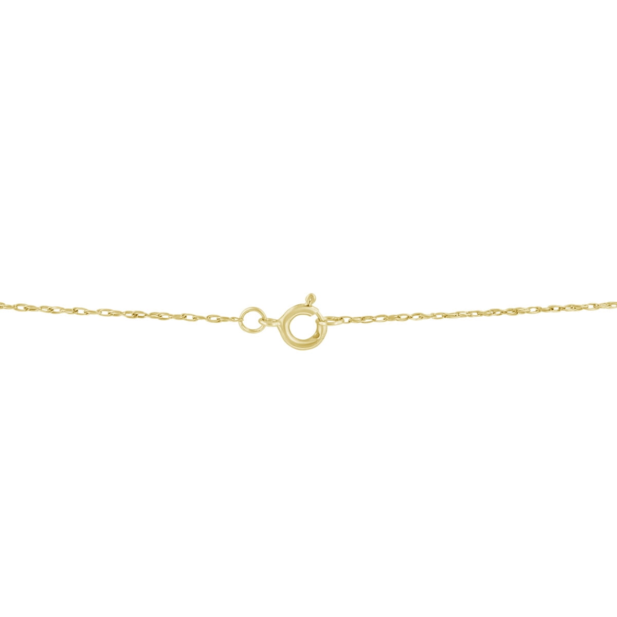 1/2 Carat Diamond Solitaire Necklace In 14 Karat Yellow Gold (J-K Color, I1-I2 Clarity)