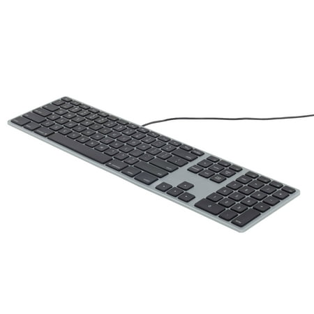 Matias RGB Backlit Wired Aluminum Keyboard for Mac, Space