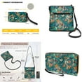 thumbnail image 5 of ZUXONGSY Vintage Butterfly Mandala Print PU Leather Crossbody Bag Purse and Wallet Set for Women - Large Multi-Pocket, Adjustable Strap, Waterproof Lightweight Travel Shoulder Bag, 5 of 5