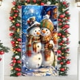 thumbnail image 4 of Christmas Door Hanging Tapestry for Holiday Party Background Decor, Santa Claus Wall Decor for Indoor Outdoor Xmas Festival Home Celebration 78.74 x 35.43 Inch, 4 of 5