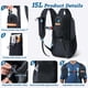 thumbnail image 2 of Mochila de Senderismo BECOJADDE 15L Plegable Ultraligera Negra, 2 of 8