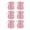 Pink, variant on 6PCS Daily Schedule Planner Wipeable Checklist Board To improve Time Management Skills