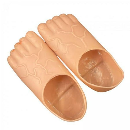 

BLESIYA 2xFunny Barefoot Feet Slippers for Cosplay Party Carnivals Stage Performances