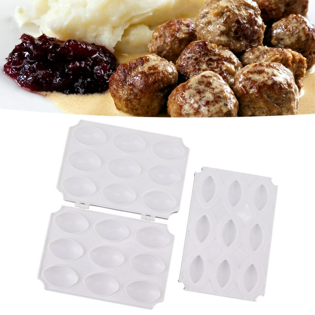 Meatball Making , ABS Antiwear Meatloaf Maker Press Tool Dishwasher Safe Meatball Maker for Homemade Kitchen Food DIY Kitchen Accessories