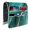 Green and Gold Marble Pattern-1, variant on Blue Marble Pattern Armrest Organizer, Linen Polyester Armchair Storage Bag with 6 Pockets, Large Capacity Gifts for Family Friends,13"x35"