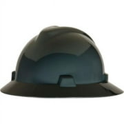 MSA V-Gard Slotted Hat w/ Staz-On Suspension, Gray (6 Units)