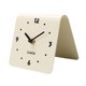 thumbnail image 3 of Reloj de mesa decorativo de metal con números arábigos nórdicos simples, reloj de escritorio para Blanco, 3 of 9