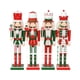 thumbnail image 3 of Figuras decorativas de Cascanueces de Navidad, recuerdos de fiesta, estilo clásico, decoración de escritorio portátil multiusos, muñeca de madera, 4 25cm mayimx Figura Cascanueces, 3 of 9