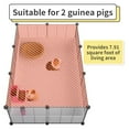 Guinea Pig Cage,Indoor Habitat Cage with Waterproof Plastic Bottom