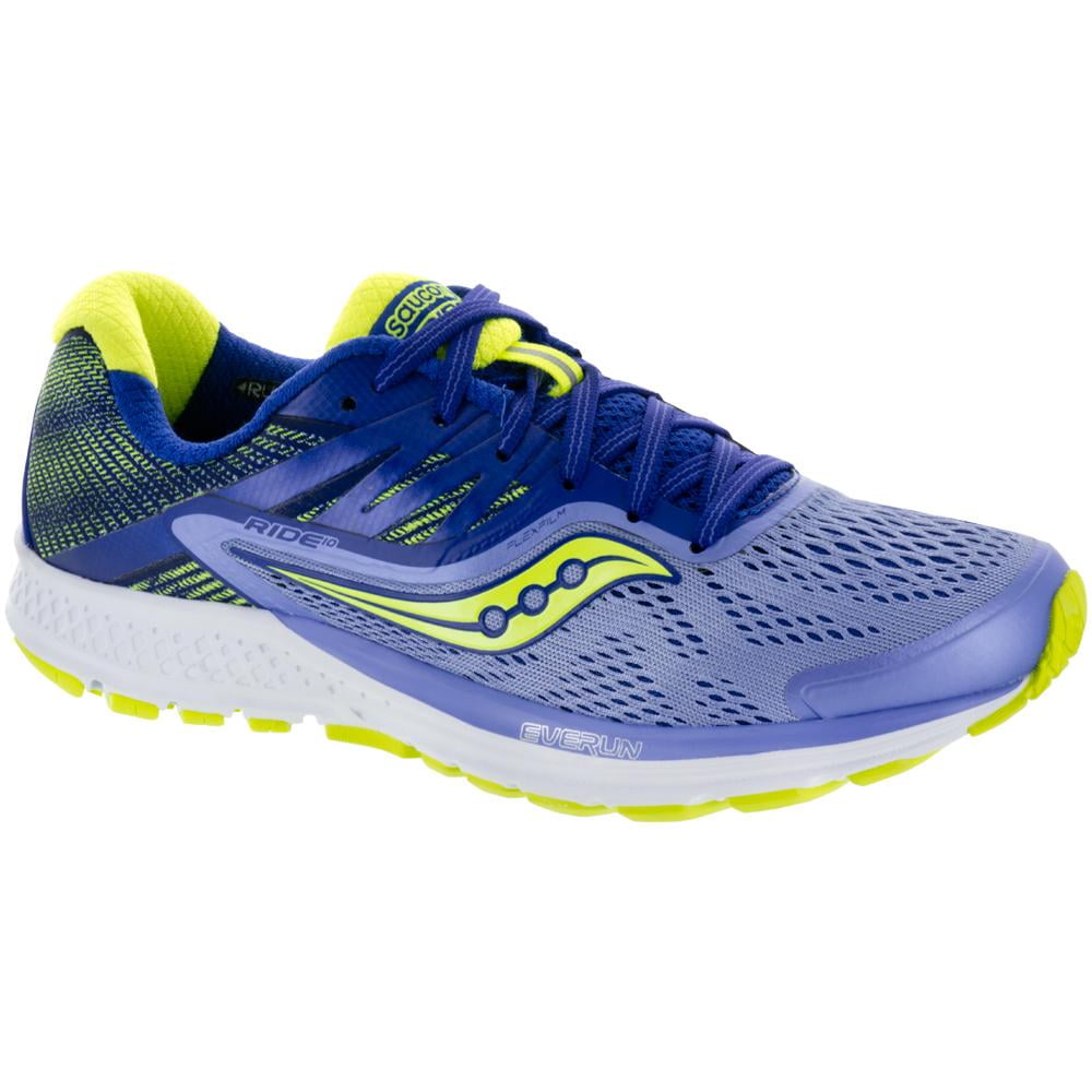 Saucony Women's Ride 10 Running Shoe, Purple Citron, 10.5 Medium US ...