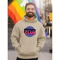 thumbnail image 2 of Coming Out Club Bubblegum Stamp Hoodie Men -Smartprints Designs, Male 3X-Large, 2 of 4
