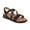 Black Leather, variant on Women's Cypress Sandal, Black Leather, 10, Medium