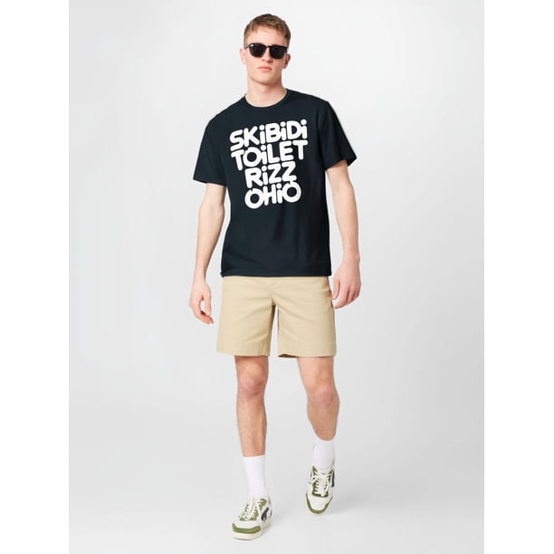 Camiseta Skibidi Toilet Rizz Ohio con meme divertido, retro, vintage, de cumpleaños (100 % algodón, 220 g), para adultos, hombres, mujeres, adolescentes, jóvenes y ocio.