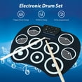 thumbnail image 3 of Batería Electrónica Leyfeng Hand Roll Drum Set 9 Pads MIDI, 3 of 8